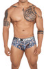 41313 Xtremen Men's Printed Briefs Color Orange