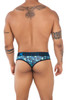 91131 Xtremen Men's Printed Thong Color Green