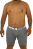 70005 Plus Xtremen Men's Long Boxer Briefs Color Gray