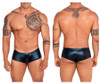 91115 Xtremen Men's Metallic Briefs Color Black