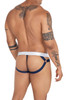 91134 Xtremen Men's Mesh Jock Thong Color Dark Blue