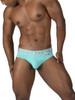 EPUT4385 Private Structure Men's Pride 2PK Mid Waist Mini Briefs Color White-Green