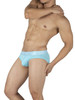 PBUT4378 Private Structure Men's Bamboo Mid-Waist Mini Briefs Color Bright Cyan