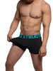 PMUX4183 Private Structure Men's Modality Lounge Shorts Color Black-Turquoise