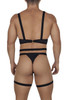 99667 CandyMan Men's Harness Bodysuit Color Black