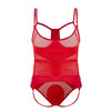 99670X CandyMan Men's Harness Bodysuit Color Red