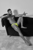 RS085 Roger Smuth Men's Bikini Color Lime Green