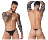 1089 Pikante Men's Hard Thong Color Black