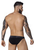 1098 Pikante Men's Clandestine Velvet Bikini Color Black