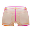 99657 CandyMan Men's Tulle Trunks Color Beige-Neon