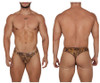 99669 CandyMan Men's Chain Thong Color Animal Print