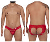 99672X CandyMan Men's Chain Jock Briefs Color Red