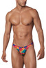 91145 Xtremen Men's Printed Microfiber Bikini Color Rainbow Fish