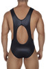 99693 CandyMan Men's Wrestling Bodysuit Color Black