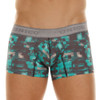 23050100104 Unico Men's Escaque Trunks Color 63-Green