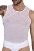1241 Clever Belial Tank Top Color White
