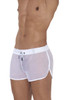 1242 Clever Men's Behemot Swim Trunks Color White