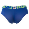 91011-3 Xtremen Men's 3-PK Briefs Color Blue-Red-Gray