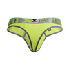 91031X-3 Xtremen Men's 3-PK Thongs Color Green-White-Fuchsia