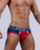 BAUT4388 Private Structure Men's Athlete Mini Briefs Color Red Falcon