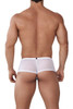 91154 Xtremen Men's Tulle Mesh Trunks Color White