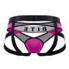 BW2023108 BiteWear Men's Tuxedo Banana Jockstrap Color Fuchsia