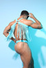 CB 13 VAUX Playa Fringed Harness Color Turquoise