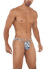 99712 CandyMan Men's Safari Thong Color Zebra Print