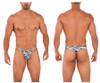 99712 CandyMan Men's Safari Thong Color Zebra Print