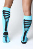 CellBlock 13 Kennel Club Bones Knee-High Socks Color Turquoise