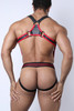 CellBlock 13 Buckle-Up Zipper Jockstrap Color Red