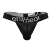 EW1482 ErgoWear Men's MAX COTTON Thong Color Black