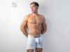 EW1477 ErgoWear Men's MAX COTTON Boxer Briefs Color White