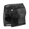 99723 CandyMan Men's See-Through Trunks Color Black