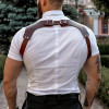 Vintage PU Leather Suspenders