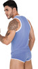 1510 Clever Tethis Tank Top Color Blue