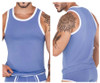 1510 Clever Tethis Tank Top Color Blue