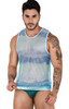 1521 Clever Adriatic Tank Top Color Blue