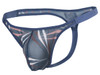 1526 Clever Men's Continental Thong Color Petrol Blue