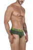 1527 Clever Men's Strait Briefs Color Green