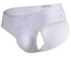 1532 Clever Men's Swirl Briefs Color White