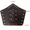PU Leather Renaissance Arm Guard & Waist Girdle Color Brown