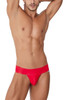 99742 CandyMan Men's Gloss Thong Color Red
