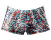 131-293 MalePower Men's "Your Lace Or Mine" Pouch Shorts Color Red-White-Blue