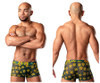 145-285 MalePower Men's "Petal Power" Pouch Shorts Color Daisy Print