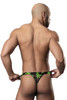 433-294 MalePower Men's "Hazy Dayz" Micro Thong Color Pot Leaf