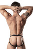 384-288 MalePower Men's "Show Stopper" Jockstrap Color Silver Mesh Dot