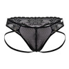 99747 CandyMan Men's Lace Thong Color Black