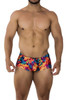 91170 Xtremen Men's Printed Trunks Color Fire