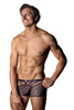122-291 MalePower Men's Love Star Shorts with Ring Color Purple